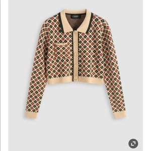NWT! Small Lucky Clover Knit Cider Cardigan